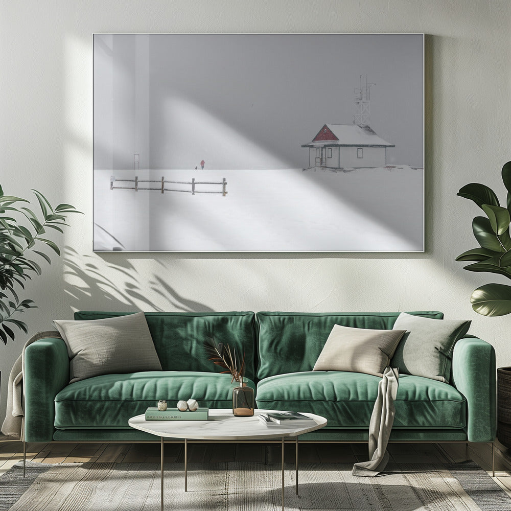 Wall art Guild House on the beach I Canvas Wall Art