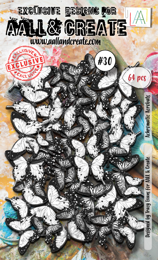 AALL and Create  Ephemera Die-Cuts - 30 - Achromatic Acrobats
