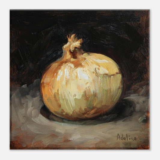 Small Kitchen Canvas – Onion Wall Art