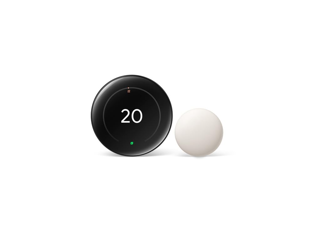 Google Nest Learning Thermostat (4th Gen) with Temp Sensor - Obsidian 🍁 All In One Marketplace Canada