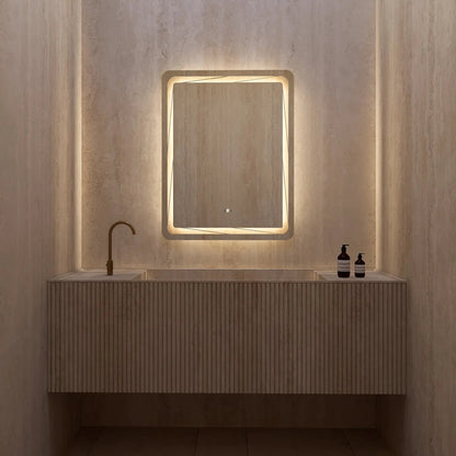 28"x36" / 32"x38" LED Bathroom Mirror, Anti-Fog, CRI 90+, Dimmable