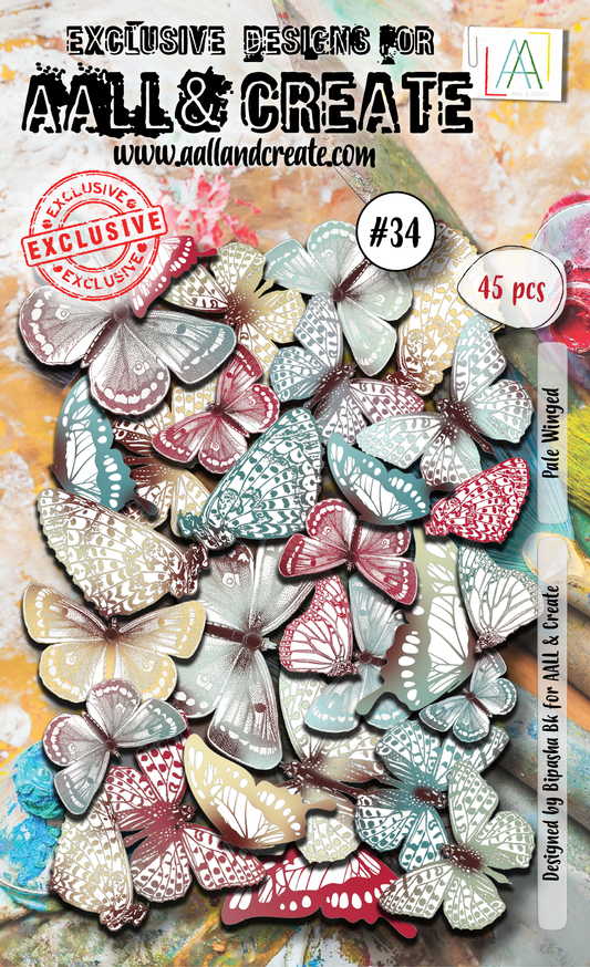 AALL and Create  Ephemera Die-Cuts - 34 - Pale Winged