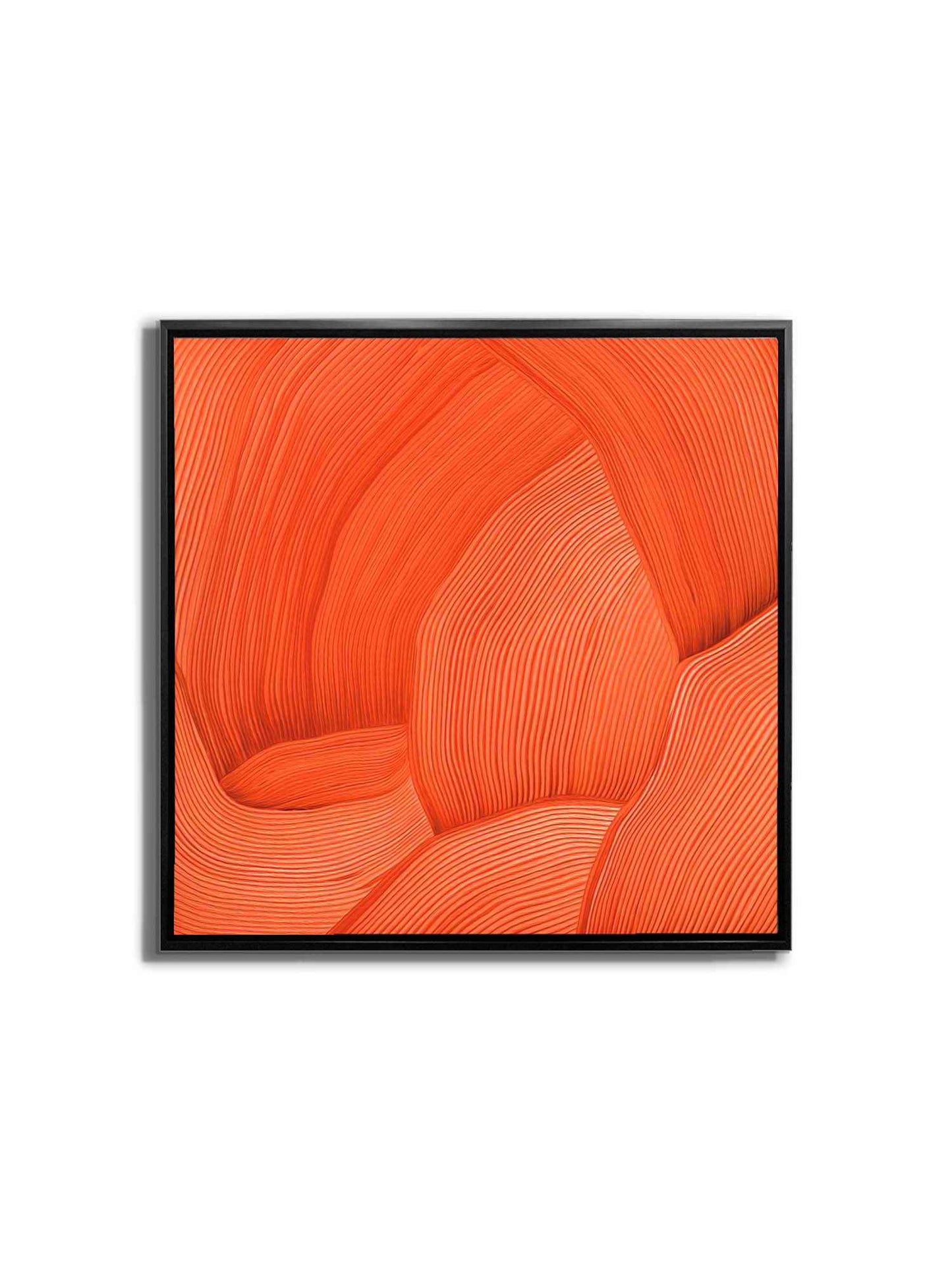 3D Line Drawing 36" x 36" Fine Art Canvas