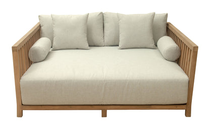 Sunhaven Indoor/Outdoor Daybed Lounger - Taupe