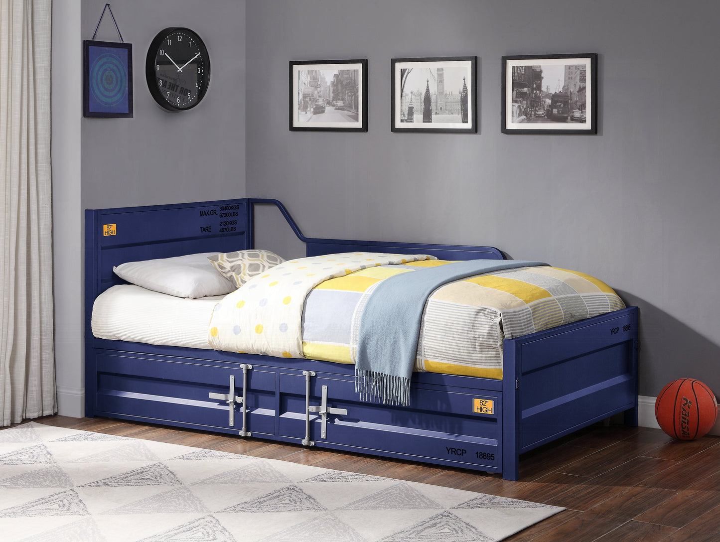 Kamotsu Daybed w/Trundle - Blue