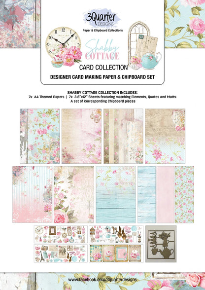 3Quarter Designs - Card Collection - Shabby Cottage