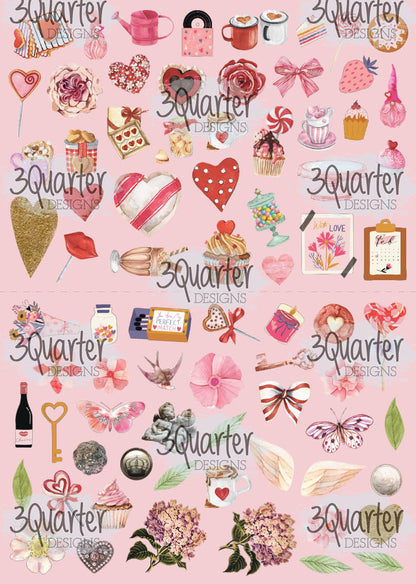 3Quarter Designs - 12" X 12" Paper Pack  - Always Yours