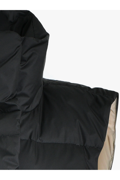 Sofie Black High-Neck Vest with Pockets