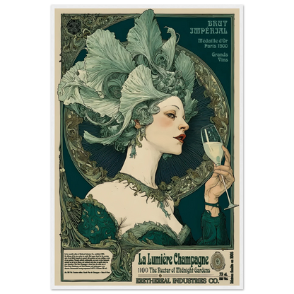 La Lumière Champagne - Poster & Framed Print