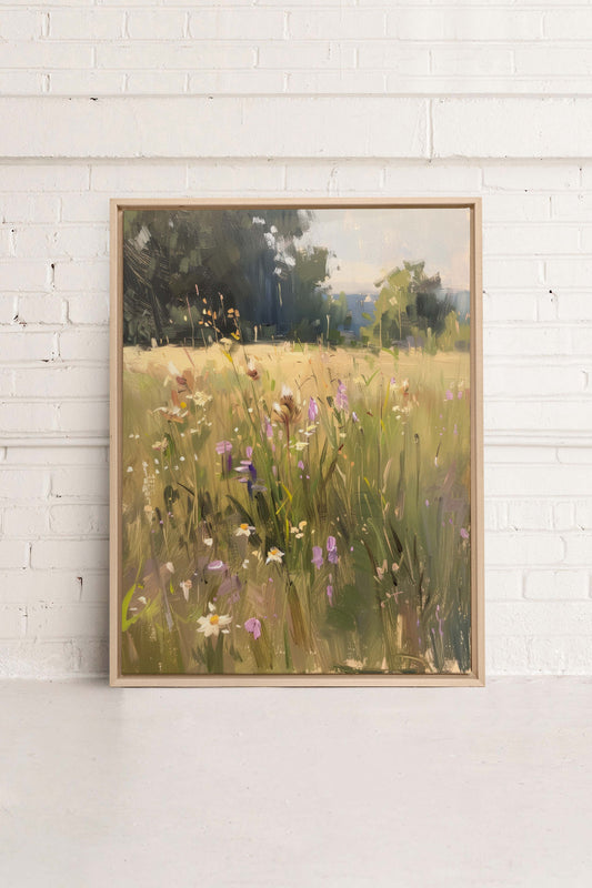 FIELDS OF HARMONY, Oeuvre sur toile étirée