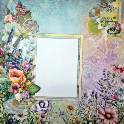 3Quarter Designs Heavenly Wildflowers 12x12 Scrapbook Collection