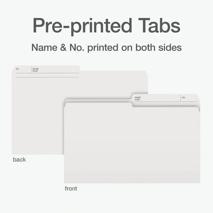 Pendaflex File Folders - Ivory/White Colour File Organizers, 1/2 Cut Tab, Legal Size, Durable Paper Stock, 100/Box, Ideal for Office, Home, and School Organization 🍁 All In One Marketplace Canada