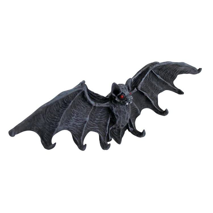 Key Hook Rack - Vampire Bat Key Holder Wall Sculpture - Bat Figure - Halloween Bats