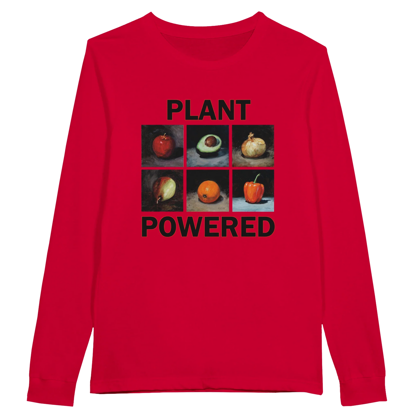Plant Powered Long Sleeve T-Shirt – Comfortable Cotton Tee