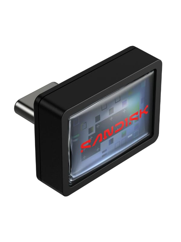 SANDISK 256GB Extreme Fit USB-C Flash Drive - Up to 400MB/s Read speeds, USB 3.2 Gen 1, USB Type-C - Plug-and-Stay Storage - Black - SDCZ530-256G-G46