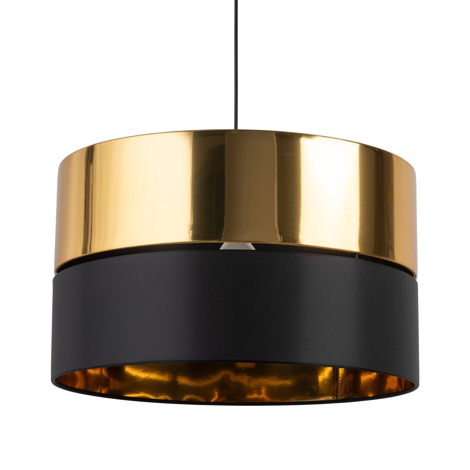 HILTON Black & Gold Pendant Ceiling Light Fixture for Kitchen Island, Dining Room & Living Room – Modern Luxury Lighting - AURABAGS SHOP