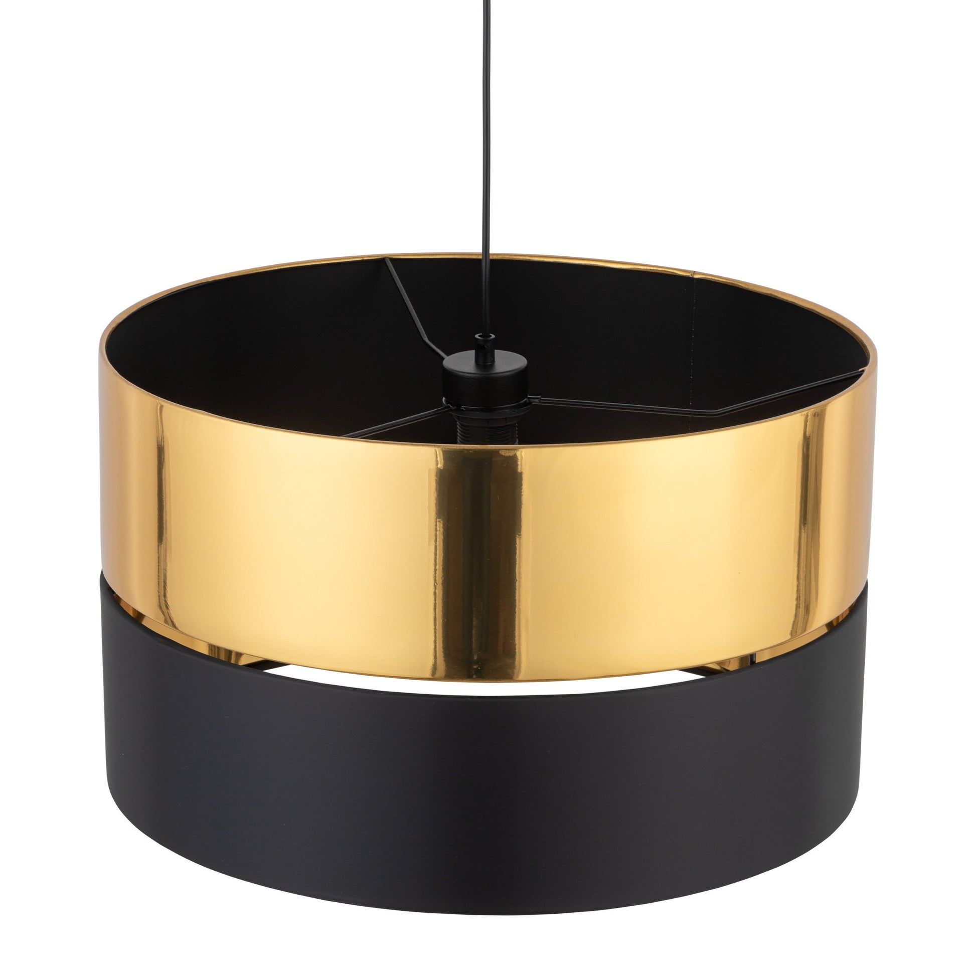 HILTON Black & Gold Pendant Ceiling Light Fixture for Kitchen Island, Dining Room & Living Room – Modern Luxury Lighting - AURABAGS SHOP
