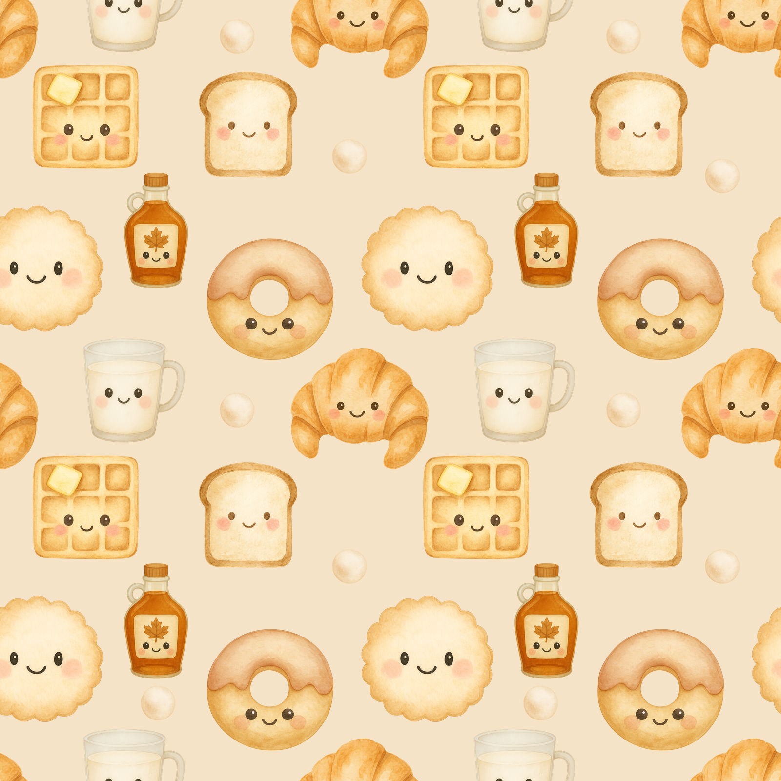 Couverture minky petit déjeuner Canadien 🧇 géante