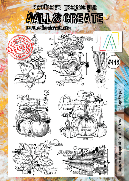 AALL and Create Stamp Set - 448 - Basic Veggies