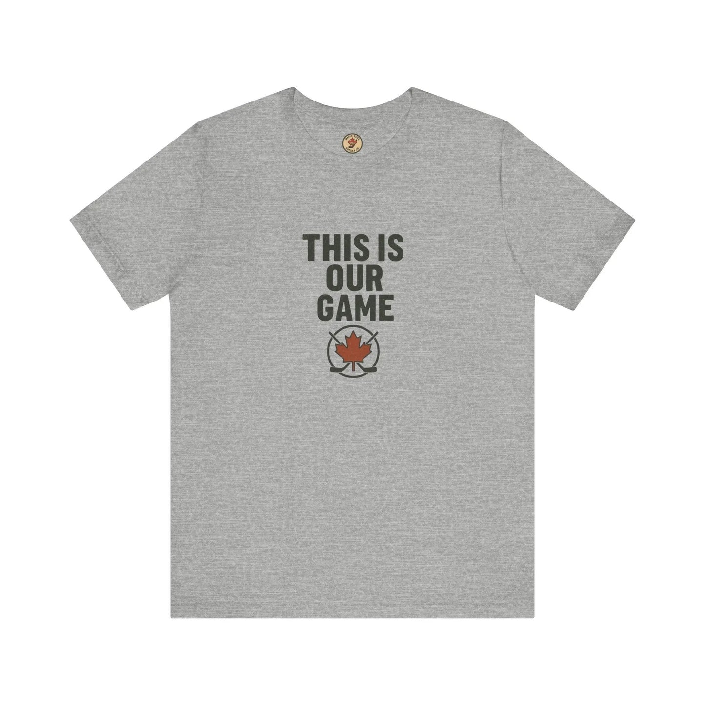 Canada Maple Leaf Hockey T-Shirt – This Is Our Game Tee