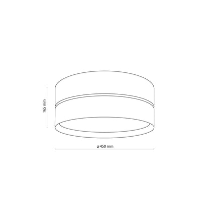 NICOL Scandinavian Flush Mount Ceiling Light Fixture for Kitchen, Hallway & Bedroom – Modern Minimalist Lighting - AURABAGS SHOP