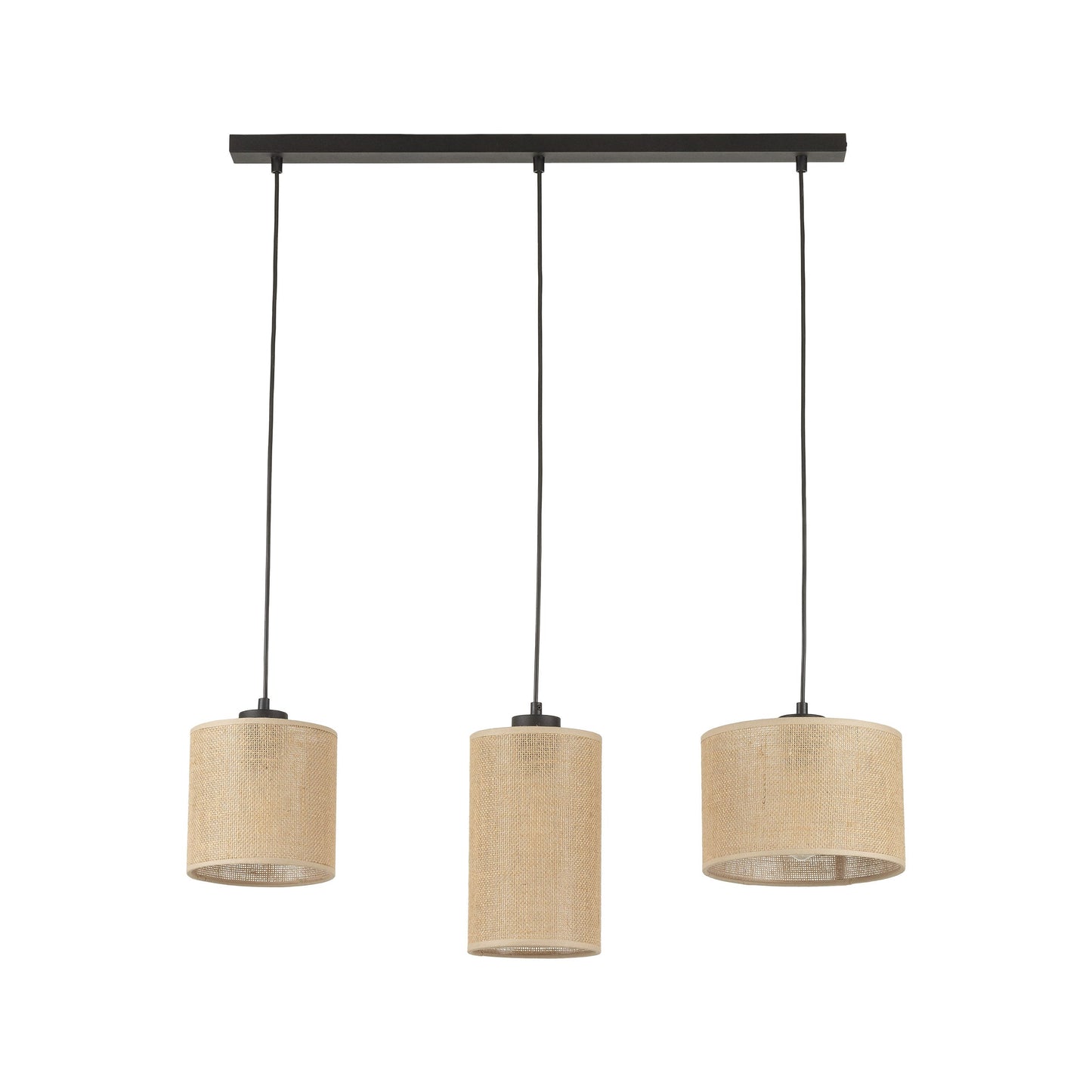 JUTE Natural Pendant  Light 3 - AURABAGS SHOP