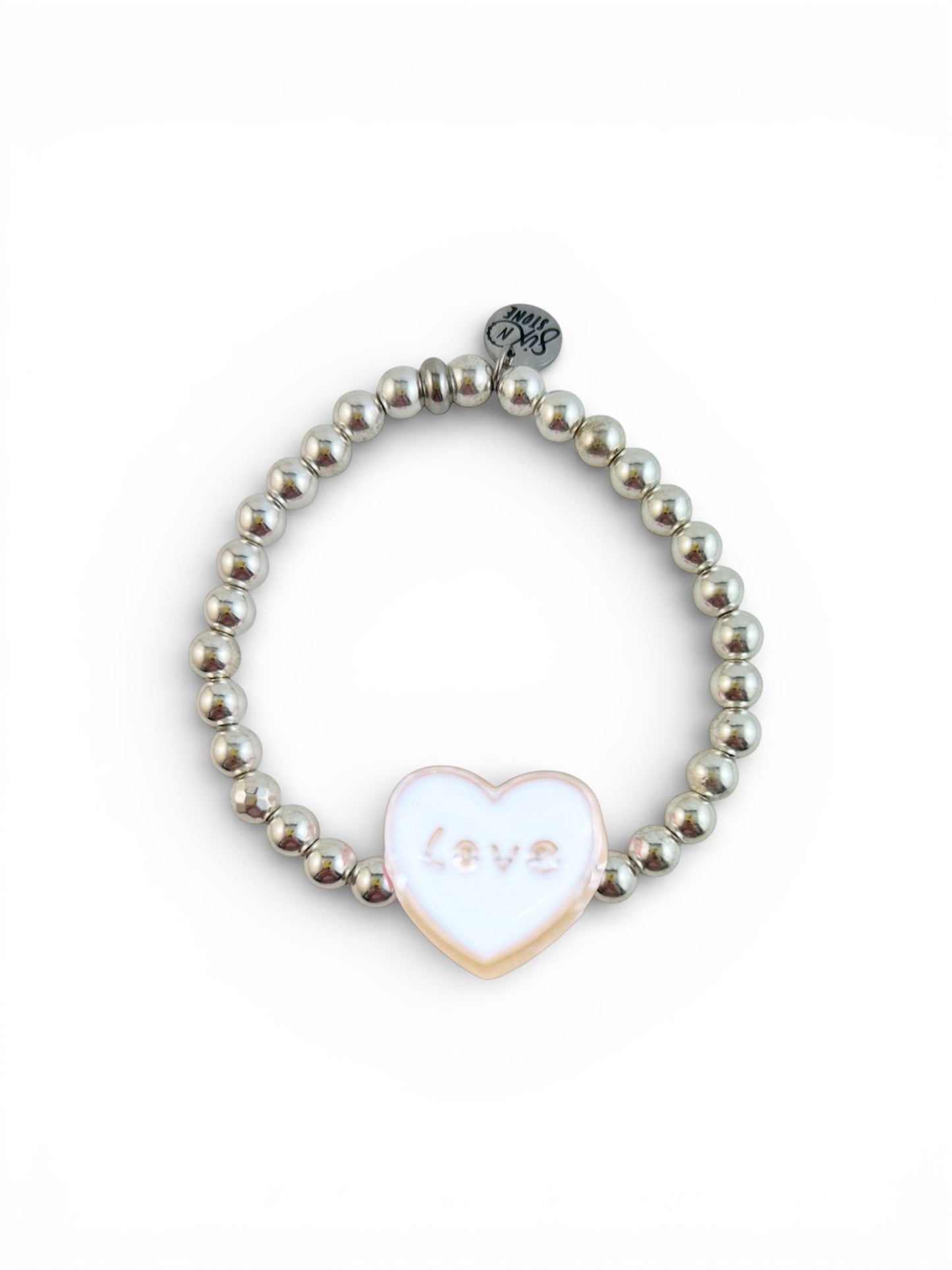 Sweetheart Hematite Bracelets - Mom and Mini