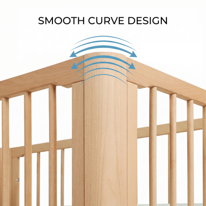 MIMI Nest 5-in-1 Convertible Crib