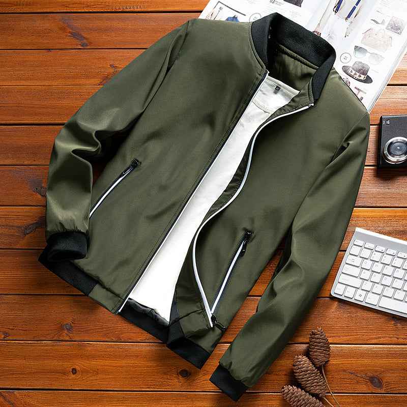 Autumn New Versatile Top Men's Coat