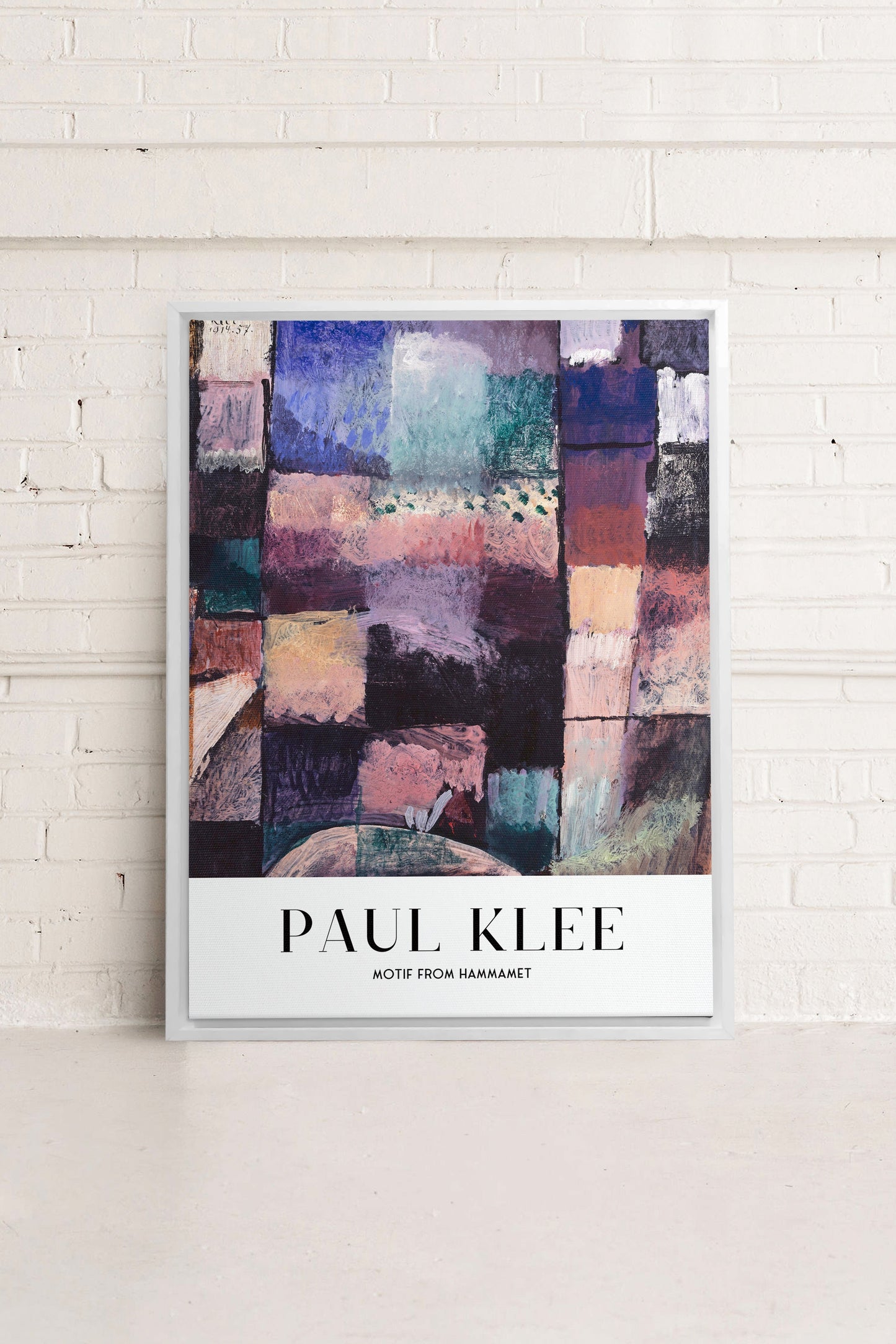 PAUL KLEE I, Oeuvre sur toile étirée