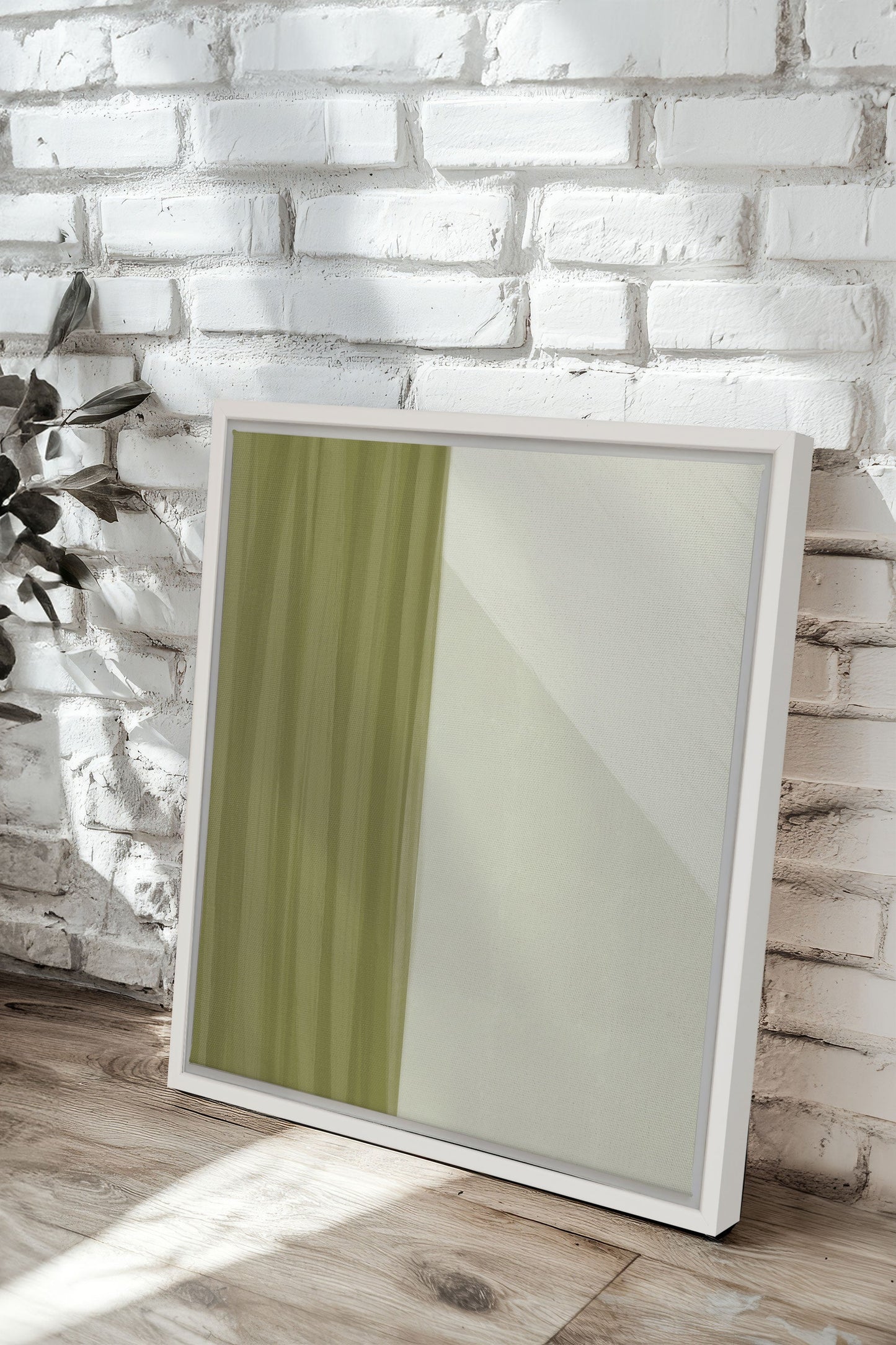 VERDANT FLOW, Oeuvre sur toile étirée