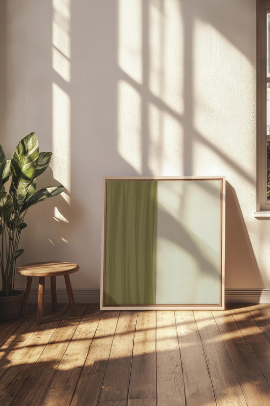 VERDANT FLOW, Oeuvre sur toile étirée
