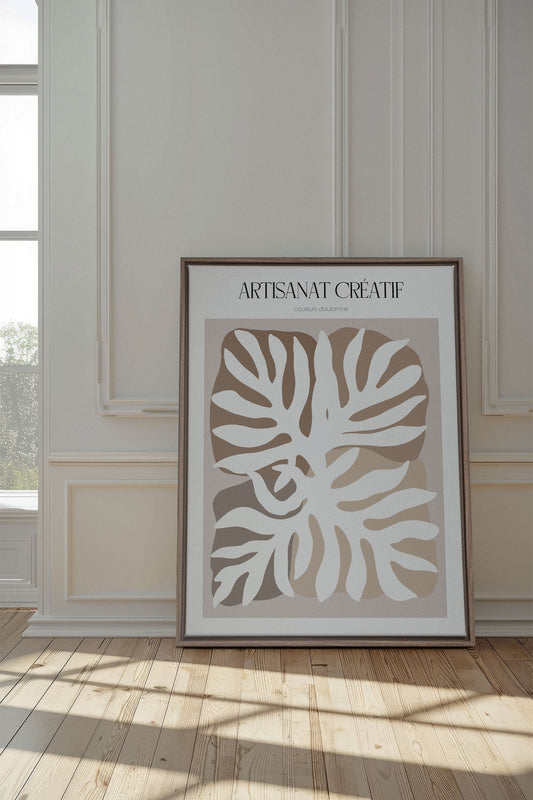 ARTISANAT CRÉATIF, Oeuvre sur toile étirée