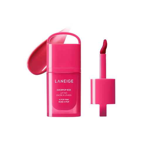 LANEIGE JuicePop Box Lip Tint | Long-Lasting Hydrating Lightweight Tint | Buildable Juicy Color & Nourishing Shine | K-Beauty Lip Essential for Long-Lasting Comfort, K-Pop Pink 🍁 All In One Marketplace Canada