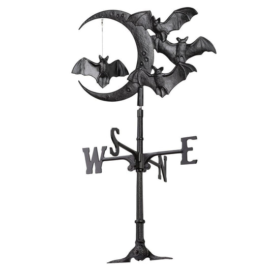 Whitehall Products Halloween Bat Rooftop Weathervane, Black