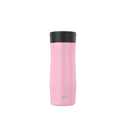 Contigo West Loop 3.0 Stainless Steel Travel Mug with Tea-Bag Hook & Spill-Proof Lid, Vacuum-Insulated Reusable Cup Coffee and Tea, 16 oz (473 mL), Strawberry Cream - Keeps Drinks Hot up to 11 Hours 🍁 All In One Marketplace Canada