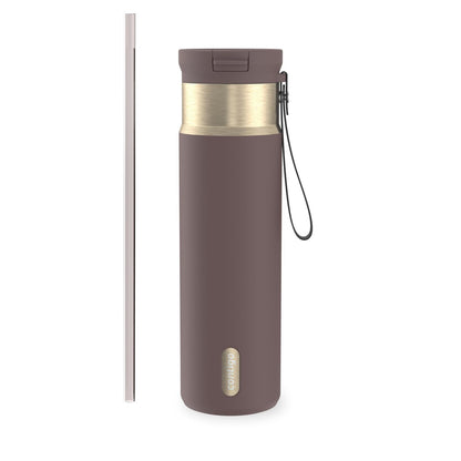 Contigo SnapSeal 24 oz Water Bottle w/Carry Strap & Reusable Straw | Vacuum-Insulated Stainless Steel for Hot & Cold Drinks | Spill-Proof Lid | BPA & Lead-Free | Dishwasher Safe 🍁 All In One Marketplace Canada