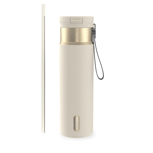 Contigo SnapSeal 24 oz Water Bottle w/Carry Strap & Reusable Straw | Vacuum-Insulated Stainless Steel for Hot & Cold Drinks | Spill-Proof Lid | BPA & Lead-Free | Dishwasher Safe 🍁 All In One Marketplace Canada