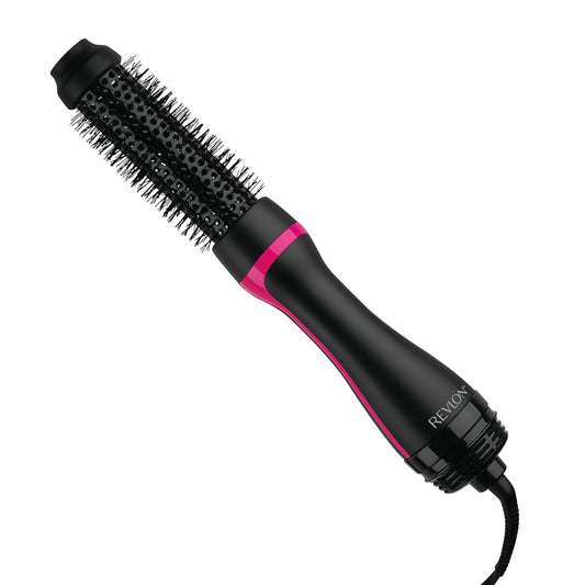 Revlon RVDR5292F One-Step™ Root Booster with Ionic Technology, 1.5 Inch Round Brush Ionic Hair Dryer, Hair Styler, 3 Heat/Speed Settings, Travel Friendly, All Hair Types, Less Frizz, Shiny Hair, Black 🍁 All In One Marketplace Canada