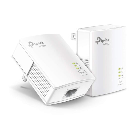 TP-Link Powerline Ethernet Adapter Starter Kit (TL-PA7017 KIT) - AV1000 Gigabit Port, Plug&Play, Ethernet Over Power, Nano Size, Ideal for Smart TV, Online Gaming, Wired Connection Only 🍁 All In One Marketplace Canada