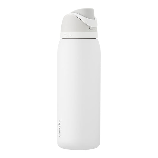 Owala FreeSip Insulated Stainless Steel Water Bottle with Straw for Sports and Travel, BPA-Free, 40-oz, Shy Marshmallow 🍁 All In One Marketplace Canada