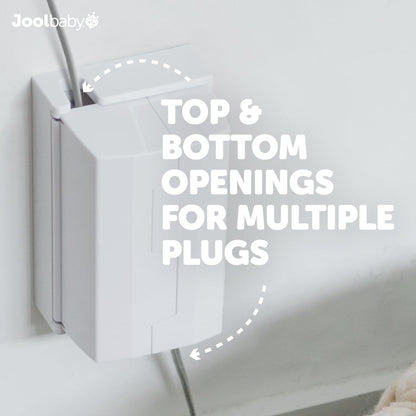 Outlet Cover Box for Child Safety (2 Pack) Duplex & Decorator Electrical Outlet Plates, Concealed Access Buttons, and Spacious Compartment - Jool Baby 🍁 All In One Marketplace Canada