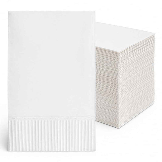 Perfect Stix White Dinner Napkin-300 2-Ply White Dinner Napkins, 0.1" Height, 17" width, 15" Length (Pack of 300) 🍁 All In One Marketplace Canada