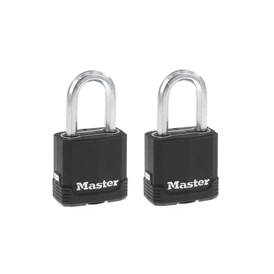Master Lock Magnum Heavy Duty Outdoor Padlock with Key, 2 Pack Keyed-Alike M115XTLF 🍁 All In One Marketplace Canada