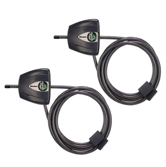 Master Lock Python Cable Lock, Cable Lock with Keys, Trail Camera and Kayak Locking Cable, 2 Pack, 8417T,Black 🍁 All In One Marketplace Canada