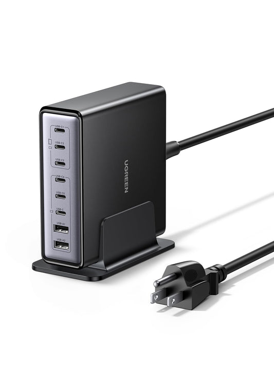 UGREEN 200W 8-Port GaN USB C Charger Block, Desktop Charging Station USB C and USB PD 100W Fast Charging Compatible for MacBook Pro 16" Air, XPS 13, iPad Pro, iPhone 17 Pro, Galaxy S26 S25 🍁 All In One Marketplace Canada