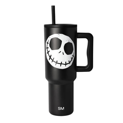 Simple Modern Nightmare Before Christmas Halloween Tumbler Handle, 40oz