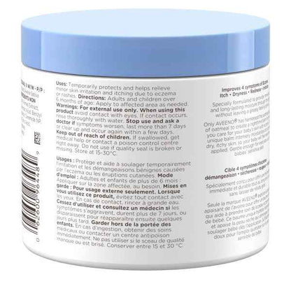 Aveeno Baby Eczema Care Nighttime Balm - Bedtime Body Lotion for itching due to eczema Colloidal Oatmeal + ceramide - Fragrance Free, Pack of 2 (622g Total)