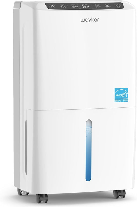Waykar 2,000 Sq. Ft Energy Star Dehumidifier for Home and Basements, with Auto or Manual Drainage, 0.6 Gal Water Tank Capacity 🍁 All In One Marketplace Canada