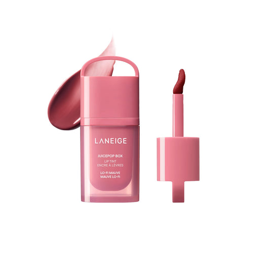 LANEIGE JuicePop Box Lip Tint: 12‑HR Hydrating Lightweight Stain with Buildable Juicy Color & Nourishing Shine, a K‑Beauty Lip Essential for Long‑Lasting Comfort, Lo-Fi Mauve 🍁 All In One Marketplace Canada